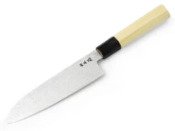 Damastmesser Santoku 180, Silver Steel -Sakura Verkauf damastmesser santoku 180 silver steel 1