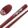 Essstäbchen Set Mit Ablage Sakura, Purple Heart -Sakura Verkauf essstaebchen set mit ablage sakura purple heart