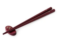 Essstäbchen Set Mit Ablage Tonbo, Purple Heart 6 Essstäbchen Set Mit Ablage Tonbo, Purple Heart – Bild 4