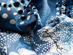 Furoshiki Kukka, Blau, 90 X 90 Cm -Sakura Verkauf furoshiki kukka blau 90 x 90 cm 1