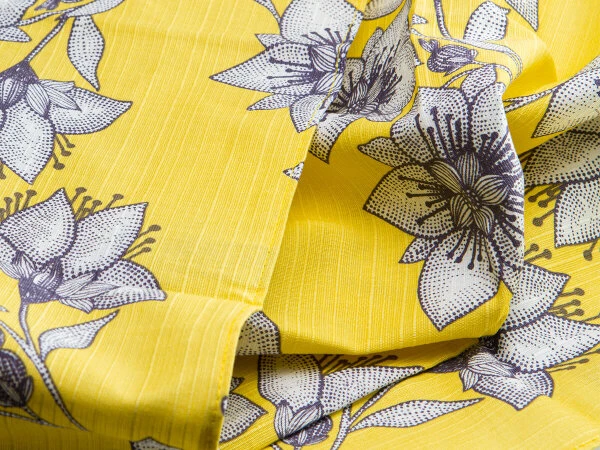 Furoshiki Rauha, Gelb, 50 X 50 Cm 7 Furoshiki Rauha, Gelb, 50 X 50 Cm – Bild 5