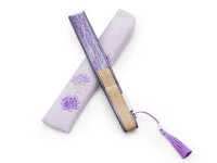 Handfächer Kiyoshisakura, Lila 5 Handfächer Kiyoshisakura, Lila – Bild 3