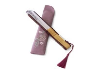 Handfächer Rozugade, Weiß 6 Handfächer Rozugade, Weiß – Bild 4