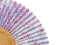 Handfächer Sakura Fubuki, Kirschblüte Blau 4 Handfächer Sakura Fubuki, Kirschblüte Blau – Bild 2