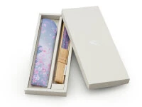 Handfächer Sakura Fubuki, Kirschblüte Blau 8 Handfächer Sakura Fubuki, Kirschblüte Blau – Bild 6