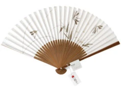 Handfächer Tsubame, Weiß -Sakura Verkauf handfaecher tsubame weiss 1