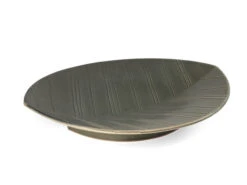 HAZARA Leaf Banryoku, Servierplatte L, Grün -Sakura Verkauf hazara leaf banryoku servierplatte gruen 1