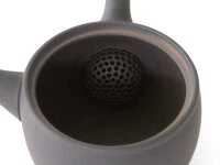 Japanische Teekanne Fuyou Kurokusube, Banko Yaki, 190 Ml 6 Japanische Teekanne Fuyou Kurokusube, Banko Yaki, 190 Ml – Bild 4