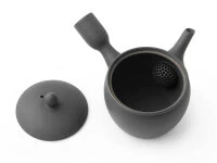 Japanische Teekanne Fuyou Kurokusube, Banko Yaki, 190 Ml 10 Japanische Teekanne Fuyou Kurokusube, Banko Yaki, 190 Ml – Bild 8