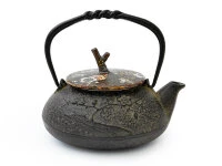 Japanische Teekanne Gusseisen Plum, 0,5 L 7 Japanische Teekanne Gusseisen Plum, 0,5 L – Bild 5