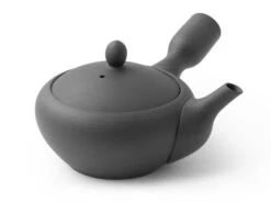 Japanische Teekanne Teppachu Kurokusube, Banko Yaki, 260ml -Sakura Verkauf japanische teekanne teppachu kurokusube banko yaki 260ml 1