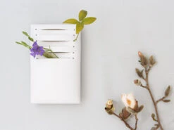 Japanische Vase Act/ Slit, Weiß -Sakura Verkauf japanische vase act slit weiss 1