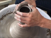 Japanische Vase Kuro 5 Japanische Vase Kuro – Bild 3