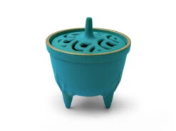 Japanisches Räuchergefäß Sakura, Gusseisen Türkis -Sakura Verkauf japanisches raeuchergefaess sakura gusseisen tuerkis 1