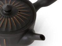 Japanisches Teeservice Kiku Kokudei, 3-teilig, Banko Yaki 9 Japanisches Teeservice Kiku Kokudei, 3-teilig, Banko Yaki – Bild 7