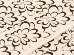 Japanpapier Chiyogami, Blütenkalligrafie Schwarz/weiß 7 Japanpapier Chiyogami, Blütenkalligrafie Schwarz/weiß -Sakura Verkauf japanpapier chiyogami bluetenkalligrafie schwarz weiss 1