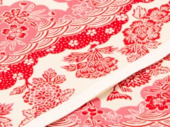 Japanpapier Chiyogami, Blütenwolken Rot/rosa -Sakura Verkauf japanpapier chiyogami bluetenwolken rot rosa 1