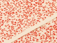 Japanpapier Chiyogami, Blütenzweige Hellrot 3 Japanpapier Chiyogami, Blütenzweige Hellrot