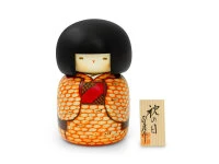 Kokeshi: Dekofigur Aki No Hi (M) Autumn Day 3 Kokeshi: Dekofigur Aki No Hi (M) Autumn Day