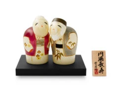 Kokeshi: Holzfigur Enmanchoju (Paar) 19 Kokeshi: Holzfigur Enmanchoju (Paar) -Sakura Verkauf kokeshi holzfigur enmanchoju paar 1