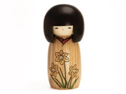 Kokeshi: Holzpuppe Suisen -Sakura Verkauf kokeshi holzpuppe suisen 1
