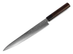 KYUSAKICHI ZA Damascus Sujihiki 240, 69 Lagen -Sakura Verkauf kyusakichi za damascus sujihiki 240 69 lagen 1
