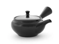 Kyusu Kuro Hiramaru, Japanische Teekanne -Sakura Verkauf kyusu kuro hiramaru japanische teekanne 1