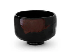 Matcha Schale Raku Schwarz, Kyoto Japan -Sakura Verkauf matcha schale raku schwarz kyoto japan 1