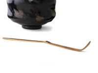 Matcha Teelöffel, Cha-shaku Takayama, Schwarzer Bambus 5 Matcha Teelöffel, Cha-shaku Takayama, Schwarzer Bambus – Bild 3