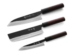 Messerset Damastmesser Nami Santoku II 25 Messerset Damastmesser Nami Santoku II -Sakura Verkauf messerset damastmesser nami santoku ii 1