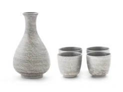 Sake Set Silber, 1 Karaffe, 4 Becher 15 Sake Set Silber, 1 Karaffe, 4 Becher -Sakura Verkauf sake set silber 1 karaffe 4 becher 1