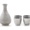Sake Set Silber, 1 Karaffe, 4 Becher -Sakura Verkauf sake set silber 1 karaffe 4 becher