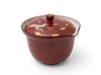 Shiboridashi Teekanne Akaji Kingin Tsuru, 230 Ml