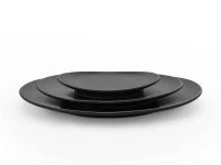 Steingut Teller Infinity Oval, 3 Größen 3 Steingut Teller Infinity Oval, 3 Größen