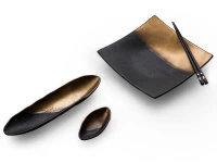 Sakura Verkauf -Sakura Verkauf sushi set sou schwarz gold2