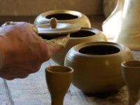 Teeschale Tobikanna, Banko Yaki, 60 Ml 5 Teeschale Tobikanna, Banko Yaki, 60 Ml – Bild 3